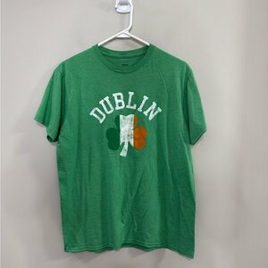 Men's Sonoma Green Dublin Graphic Tee.  Size L